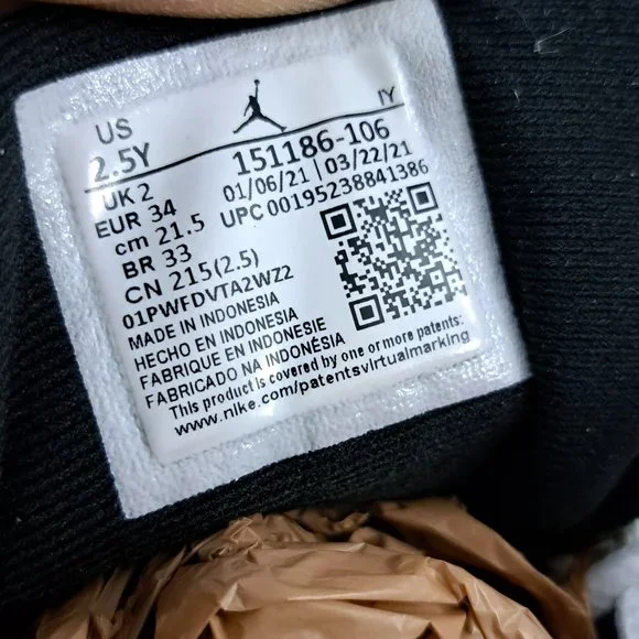 %Nike Air Jordan Retro 12 “Twist” Metallic Red Preschool Size 2.5Y AJ27 - Picture 7 of 12